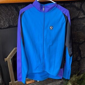 Pearl Izumi size large l Vibrant Blue and Purple Jacket cycling